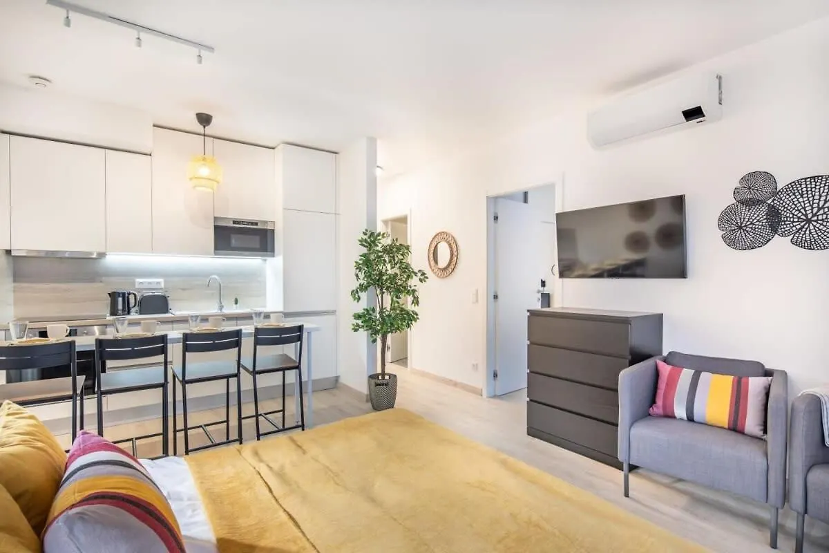 Modern Bright Central Place With Terrace Budapest Apartment
