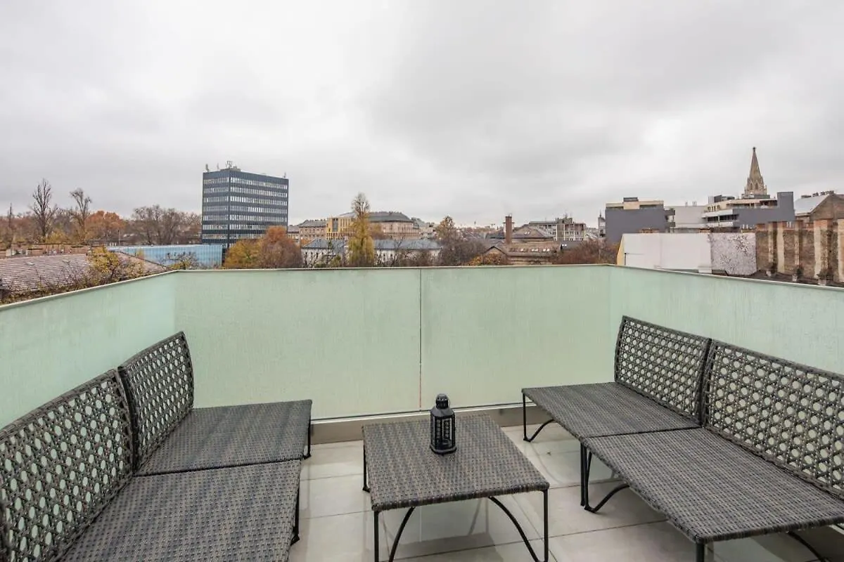 Modern Bright Central Place With Terrace Budapest 0*,